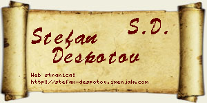 Stefan Despotov vizit kartica